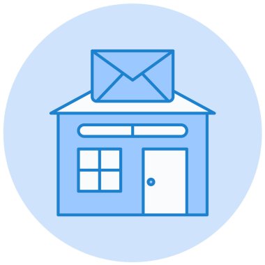 Mektup. Web simgesi basit illüstrasyon