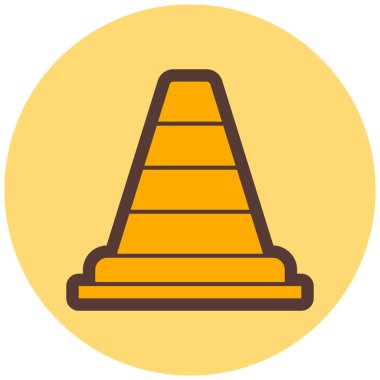 Yol simgesi vektör illüstrasyonu