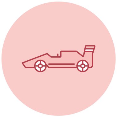 - Araba. Web simgesi basit illüstrasyon