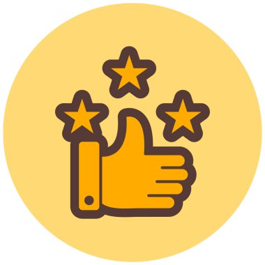 Geri bildirim. Web simgesi basit illüstrasyon