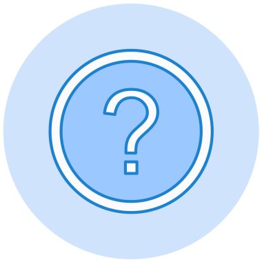 Soru işareti. Web simgesi