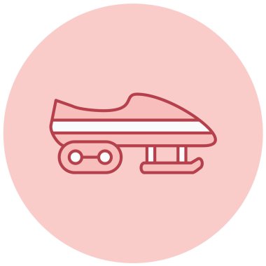 Kaykay. Web simgesi basit illüstrasyon