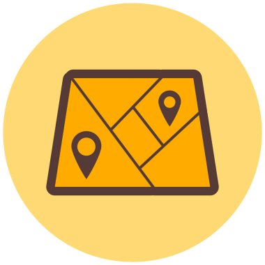 Harita iğnesi. Web simgesi