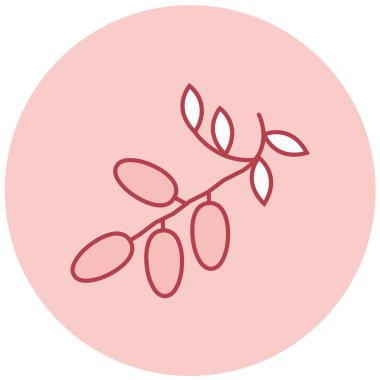 Tek bir üzümün vektör çizimi