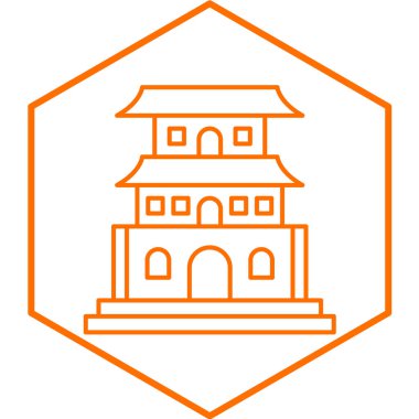 Yapı simgesinin vektör illüstrasyonu