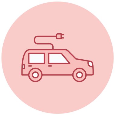 - Araba. Web simgesi basit illüstrasyon