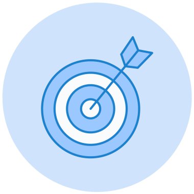 Modern simge vektör illüstrasyonunu hedefle