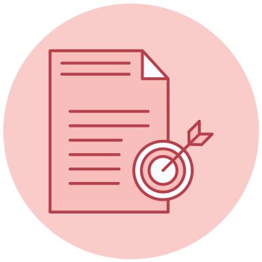 iş yönetimi düz vektör simgesi