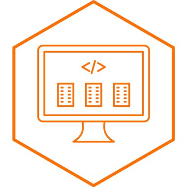 bilgisayar ekranı simgesi düz stil. İzole edilmiş beyaz arkaplanda vektör illüstrasyonu.