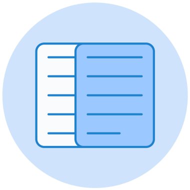 Kitap. Web simgesi basit illüstrasyon