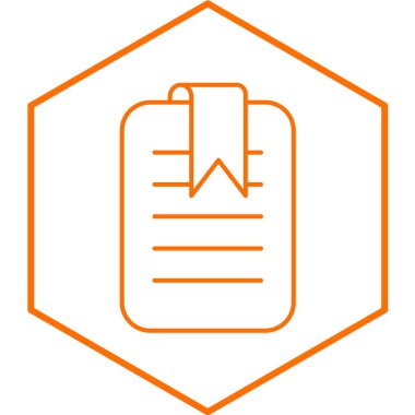 Yer İmi simgesinin vektör çizimi