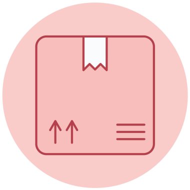 Bir dağıtım simgesinin vektör illüstrasyonu