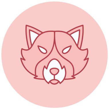 Kurt. Web simgesi basit illüstrasyon