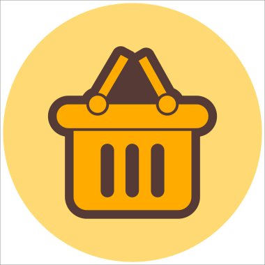 Alışveriş sepeti. Basit tasarım