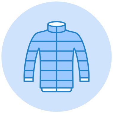 Ceket. Web simgesi basit illüstrasyon