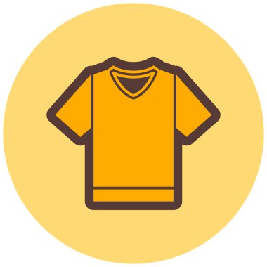 Tişört. Web simgesi basit illüstrasyon