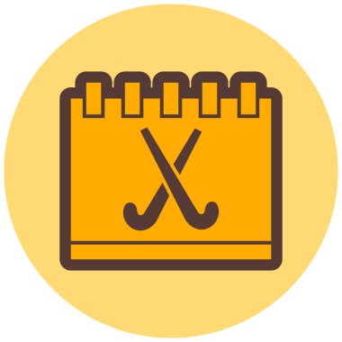 Takvim. Web simgesi basit illüstrasyon