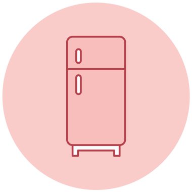 buzdolabı vektör simgesi çizgi sembolü