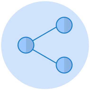 Paylaş. Web simgesi basit illüstrasyon