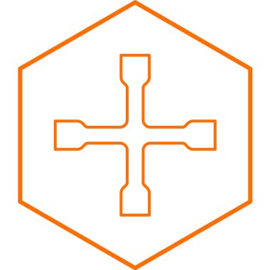 Sürükleme Anahtarı basit simgesi, vektör illüstrasyonu