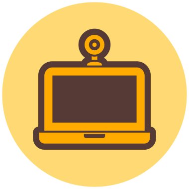 Teknoloji ve bilgisayar vektör çizimi grafik tasarımlı dizüstü bilgisayar