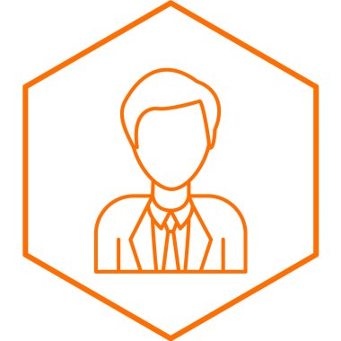 Yönetici simgesinin vektör illüstrasyonu