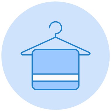 havlu ikonu vektör illüstrasyonu