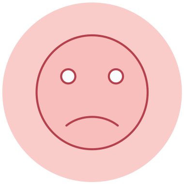 yüz simgesi, vektör illüstrasyonu