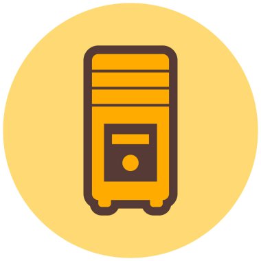 Arşiv. Web simgesi basit illüstrasyon