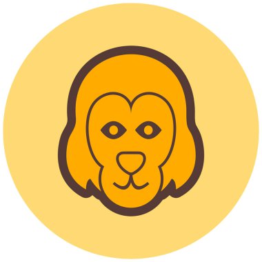 Hayvan suratlı. Web simgesi