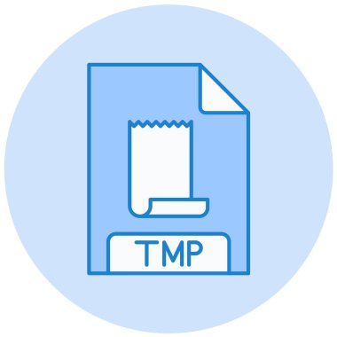 dosya biçimi simgesi, vektör illüstrasyonu