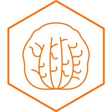 Radicchio simgesi, vektör illüstrasyonu