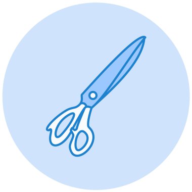 Makas. Web simgesi basit tasarım