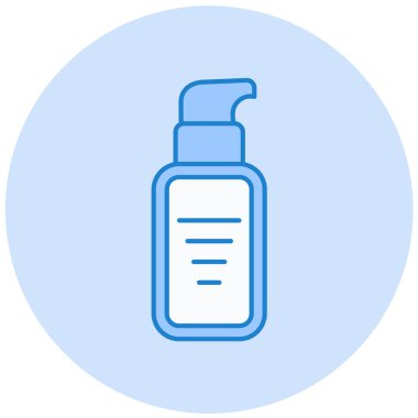 Sabun şişesi simgesinin vektör illüstrasyonu 