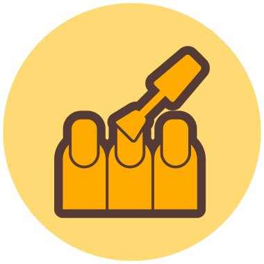 Boya silindiri. Basit resimleme