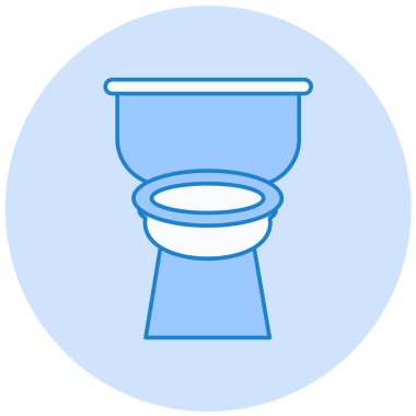 Tuvalet. Web simgesi basit tasarım