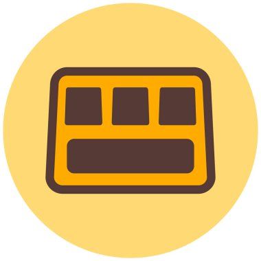 Kredi kartıyla. Basit resimleme