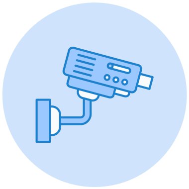 Kapalı devre kamera. Web simgesi