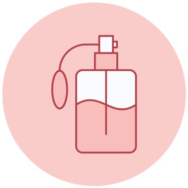 Parfüm. Web simgesi basit illüstrasyon