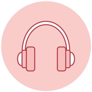 kulaklık vektör simgesi modern basit tasarım