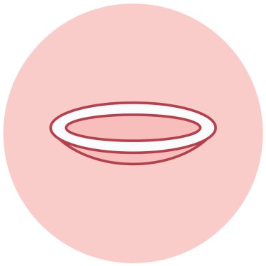 Çanak simge vektör çizim