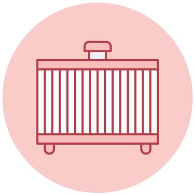 kargo tramvayı vektör simgesi modern basit tasarım