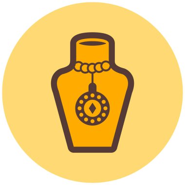 Parfüm. Web simgesi basit illüstrasyon