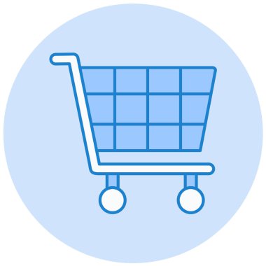 Alışveriş arabası. Basit tasarım