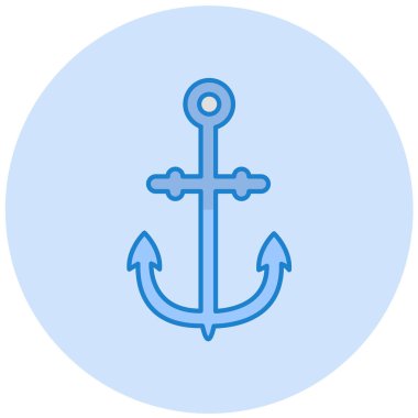 Çapa. Web simgesi basit illüstrasyon