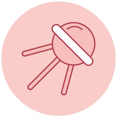 Uydu. Web simgesi basit illüstrasyon