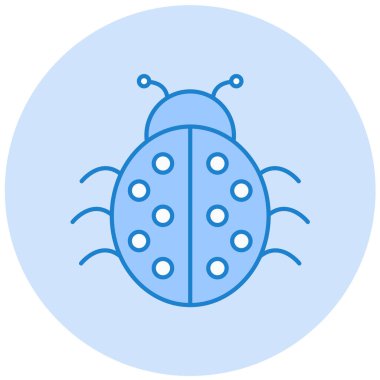 Böcek. Web simgesi basit illüstrasyon