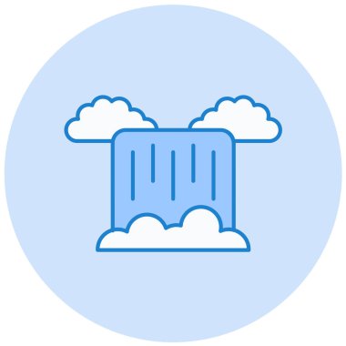 Bulut. Web simgesi basit tasarım