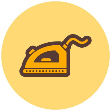 Ütü. Web simgesi basit illüstrasyon