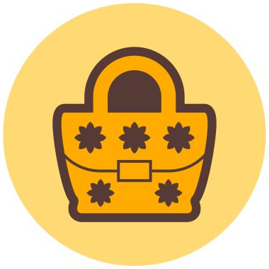 Alışveriş çantası. Basit resimleme